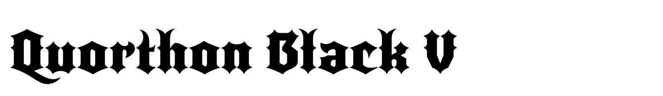 Quorthon Black V